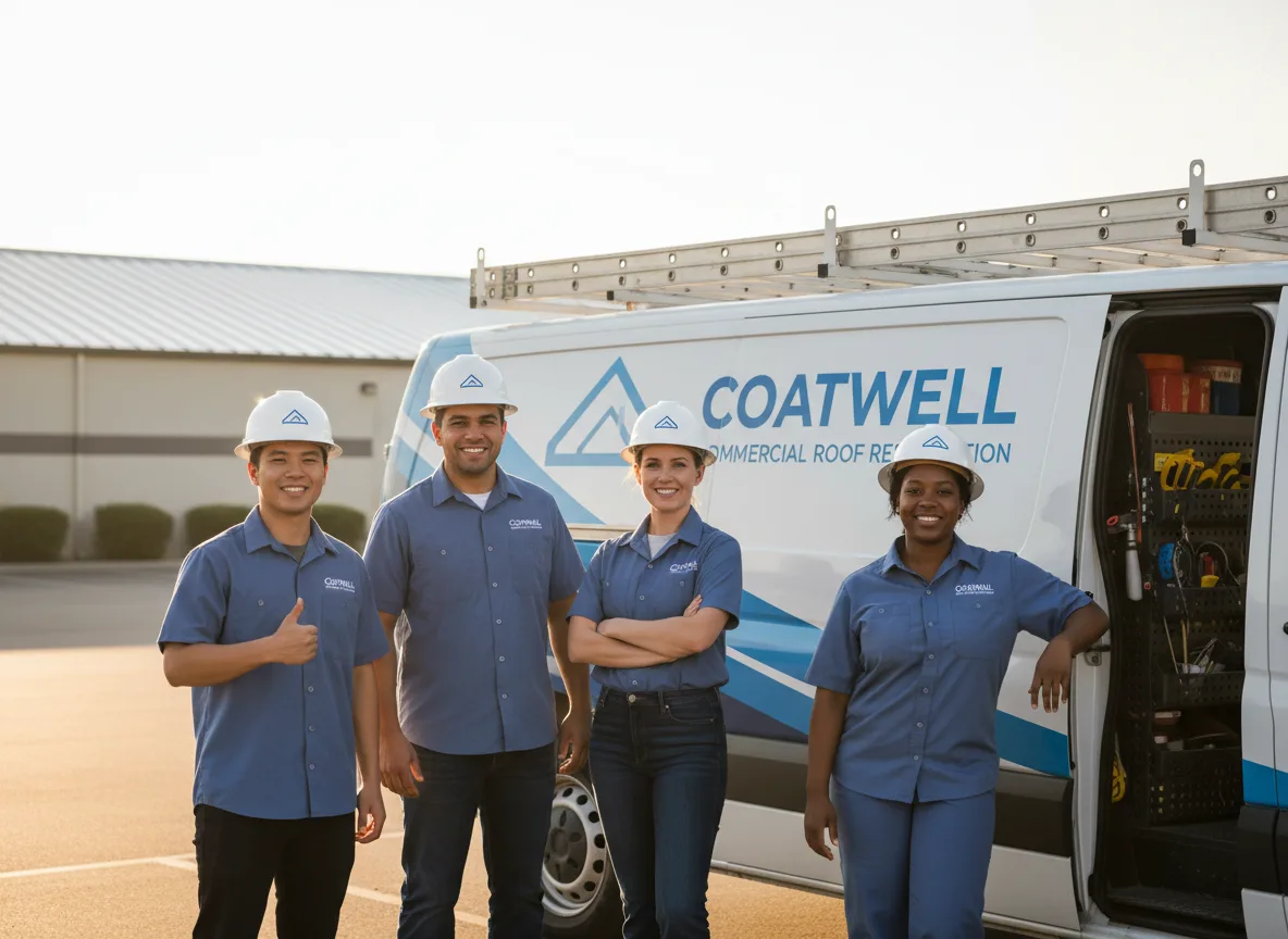 Commercial roof coating company in Brinson, GA